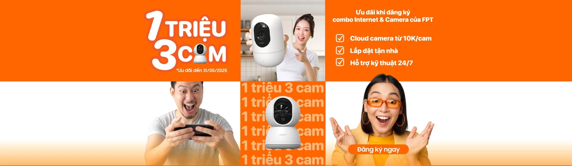 Một triệu ba camera